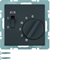 Q.1/Q.3 Room temperature controller 24V anthracite NC contact