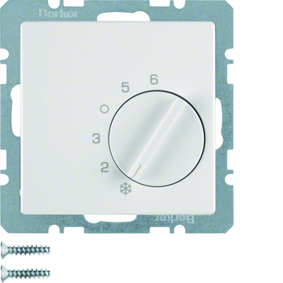 Q.1/Q.3 Room temperature controller with changeover contact and central element