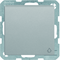 Q.1/Q.3 SCHUKO socket complete with aluminum self-locking cover