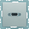 Q.1/Q.3 VGA socket velvet lacquered aluminium