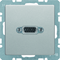 Q.1/Q.3 VGA socket velvet lacquered aluminium