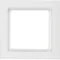 Q.3 Cadre simple en velours blanc horizontal/vertical