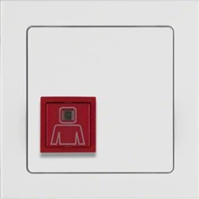 Q.3 Paging system Call button with frame, white velvet