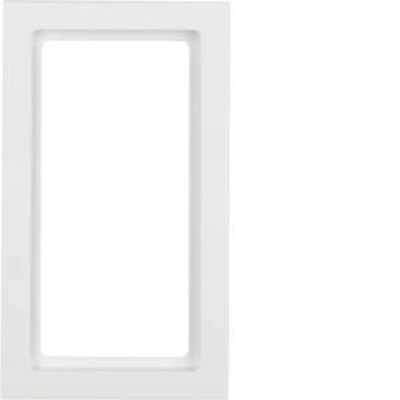 Q.3 Velvet white frame with a large cut-out