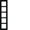 Q.7 5-facher schwarzer Glasrahmen