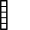 Q.7 5-fold black glass frame