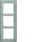 Q.7 Cadre en acier inoxydable vertical à 3 groupes