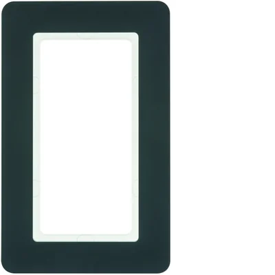 Q.7 Cadre simple avec une grande découpe laqué velours anthracite