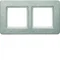 Q.7 Double horizontal stainless steel frame