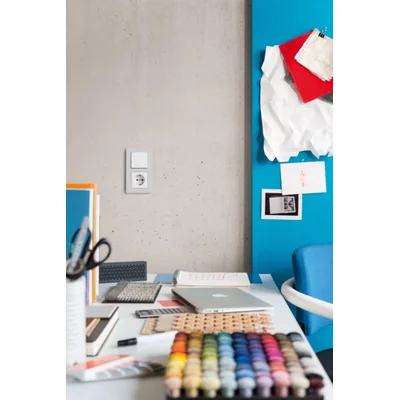Q.7 Ramka 1-krotna stal szlachetna