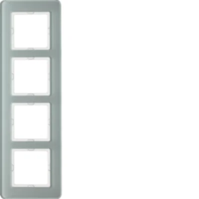 Q.7 Ramka 4-krotna szkło biała
