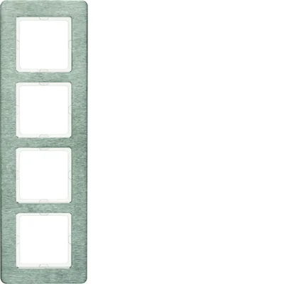 Q.7 Stainless steel 4-gang vertical frame
