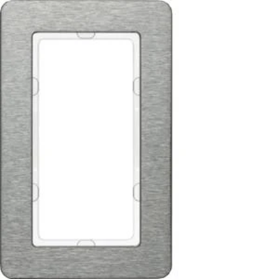 Q.7 Stainless steel frame with a large cut-out