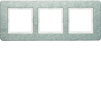 Q.7 Triple horizontal stainless steel frame