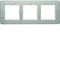 Q.7 Triple horizontal stainless steel frame