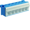 QC blue 26 port terminal block
