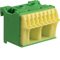 QC terminal block, green, 10 terminals