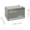 Qoltec AGM-Batterie | 12 V | 12 Ah | Wartungsfrei | Effizient | Langlebig | Für USV, Sicherheitssysteme