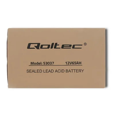 Qoltec AGM-Batterie | 12 V | 65 Ah | max. 780 A