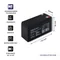 Qoltec AGM-Batterie | 12 V | 9 Ah | Wartungsfrei | Effizient | Langlebig | Für USV, Sicherheitssysteme