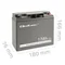 Qoltec AGM Battery | 12V | 17Ah | Maintenance-free | Efficient | LongLife | for UPS, scooter