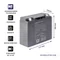 Qoltec AGM Battery | 12V | 18Ah | Maintenance-free | Efficient | LongLife | for UPS, scooter