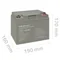 Qoltec AGM Battery | 12V | 45Ah | Maintenance-free | Powerful | LongLife | for UPS, camper, boat, furnace