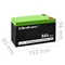 Qoltec AGM Battery | 12V | 9Ah | Maintenance-free | Efficient | LongLife | for UPS, security