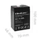 Qoltec AGM Battery | 6V | 4.5Ah | Maintenance-free | Efficient | LongLife | for UPS, scales, cash registers