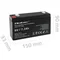 Qoltec AGM Battery | 6V | 7.2Ah | Maintenance-free | Efficient | LongLife | for toys, vehicles