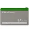 Qoltec Akumulator AGM | 12V | 9Ah | Bezobsługowy | Wydajny | LongLife | do UPS, security