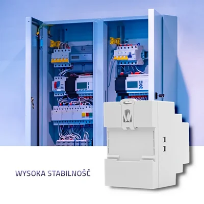 Qoltec DIN Rail Power Supply | 92W | 24V | 3.83A | Gray