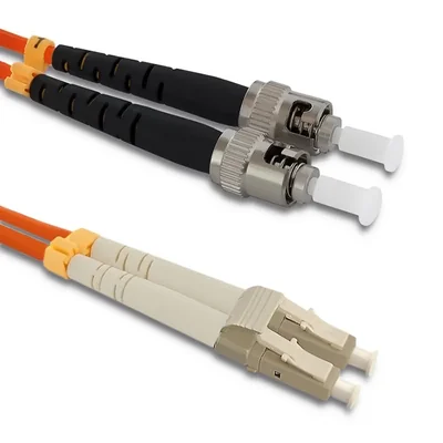 Qoltec Fiber Optic Patchcord LC/UPC - ST/UPC | Multimode | 50/125 | OM2 | Duplex | 3m