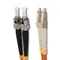 Qoltec Fiber Optic Patchcord LC/UPC - ST/UPC | Multimode | 50/125 | OM2 | Duplex | 3m
