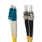 Qoltec Fiber Optic Patchcord LC/UPC - ST/UPC | Singlemode | 9/125 | G652D | Duplex | 2m