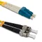 Qoltec Glasfaser-Patchkabel LC/UPC - ST/UPC | Singlemode | 9/125 | G652D | Duplex | 2 m