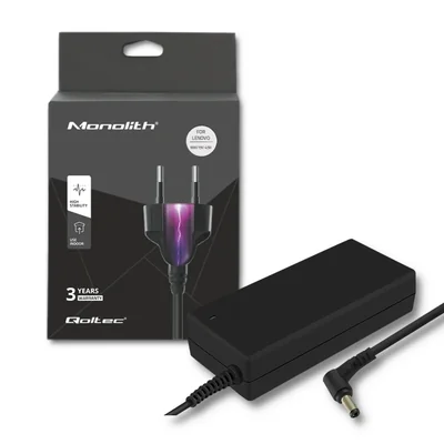 Qoltec Lenovo Laptop Power Adapter 90W | 19V | 4.9A | 5.5*2.5 | + Power Cable