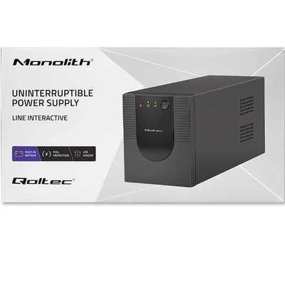 Qoltec Line Interactive USV | Monolith | 1200 VA | 720 W