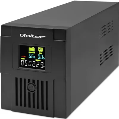 Qoltec Line Interactive USV | Monolith | 1500 VA | 900 W | LCD | USB | RJ45