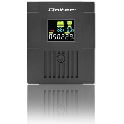 Qoltec Line Interactive USV | Monolith | 1500 VA | 900 W | LCD | USB | RJ45