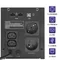 Qoltec Line Interactive USV | Monolith | 1500 VA | 900 W | LCD | USB | RJ45