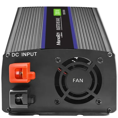 Qoltec Monolith 2000 MS Wave Voltage Converter | 12V to 230V | 1000/2000W | USB