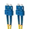 Qoltec SC/UPC Glasfaser-Patchkabel – SC/UPC | Singlemode | 9/125 | G652D | Duplex | 3 m
