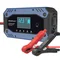 Qoltec Smart charger for STD AGM GEL LiFePO4 batteries | Rectifier with repair function | 12-24V | 10A | LCD | 9-step charging