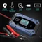 Qoltec Smart charger for STD AGM GEL LiFePO4 batteries | Rectifier with repair function | 12-24V | 10A | LCD | 9-step charging