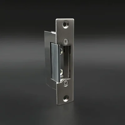 Qoltec Symmetrical Reversible Electric Strike | 12V | Stainless Steel