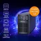 Qoltec UPS | 1kVA | 1000W | Účiník 1,0 | LCD | EPO | USB | Online