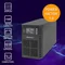 Qoltec USV | 1 kVA | 1000 W | Leistungsfaktor 1,0 | LCD | Notstromversorgung | USB | Online