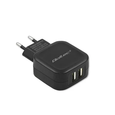 Qoltec Wall Charger 12W | 5V | 2.4A | 2xUSB