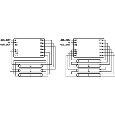 QTP5 electronic ballast